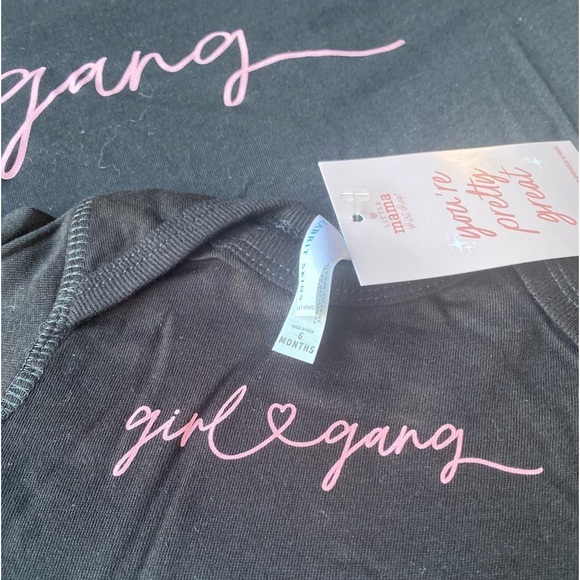 GIRL GANG - HEART - UNISEX TEE, XL, GIRL GANG - HEART - ONSIE, 6 MOS - Picture 5 of 5